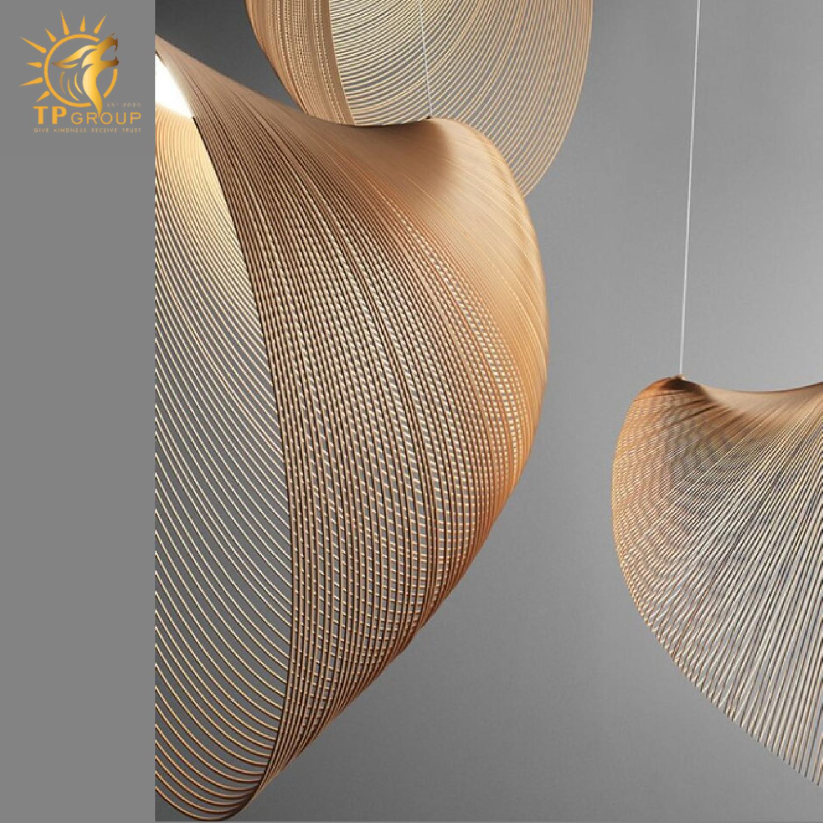 Đèn thả trần hình nón nghệ thuật sáng tạo HX6666 12 Đèn thả trần hình nón nghệ thuật sáng tạo HX6666