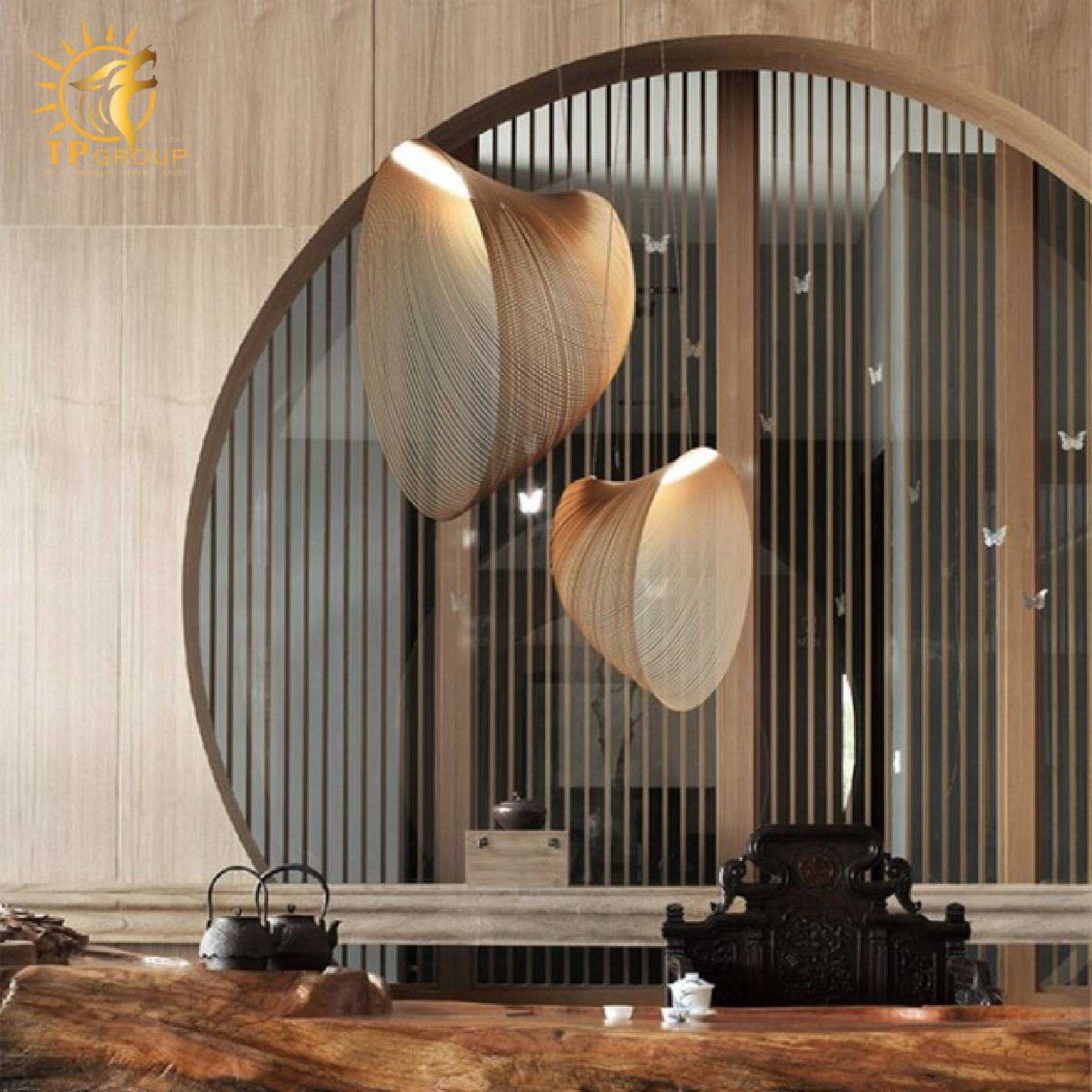 Đèn thả trần hình nón nghệ thuật sáng tạo HX6666 5 Đèn thả trần hình nón nghệ thuật sáng tạo HX6666