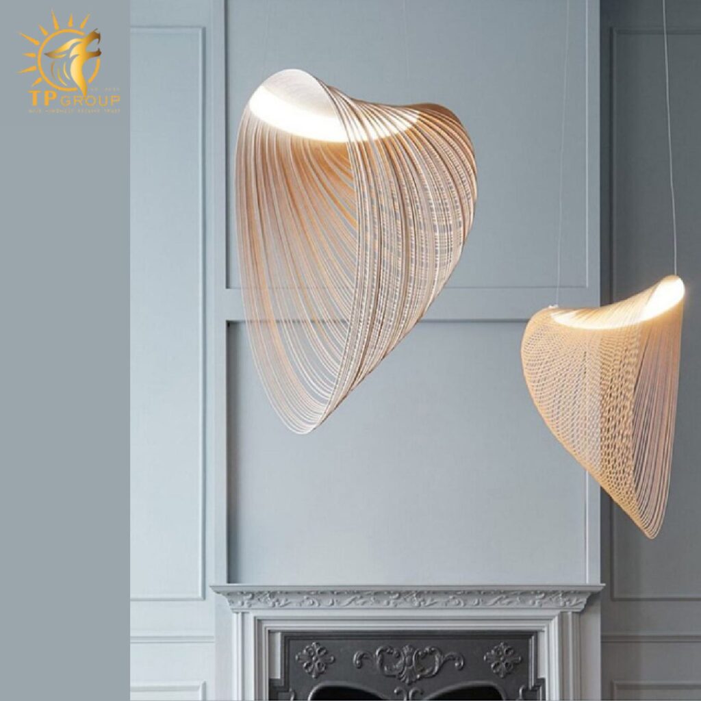 Đèn thả trần hình nón nghệ thuật sáng tạo HX6666 17 Đèn thả trần hình nón nghệ thuật sáng tạo HX6666