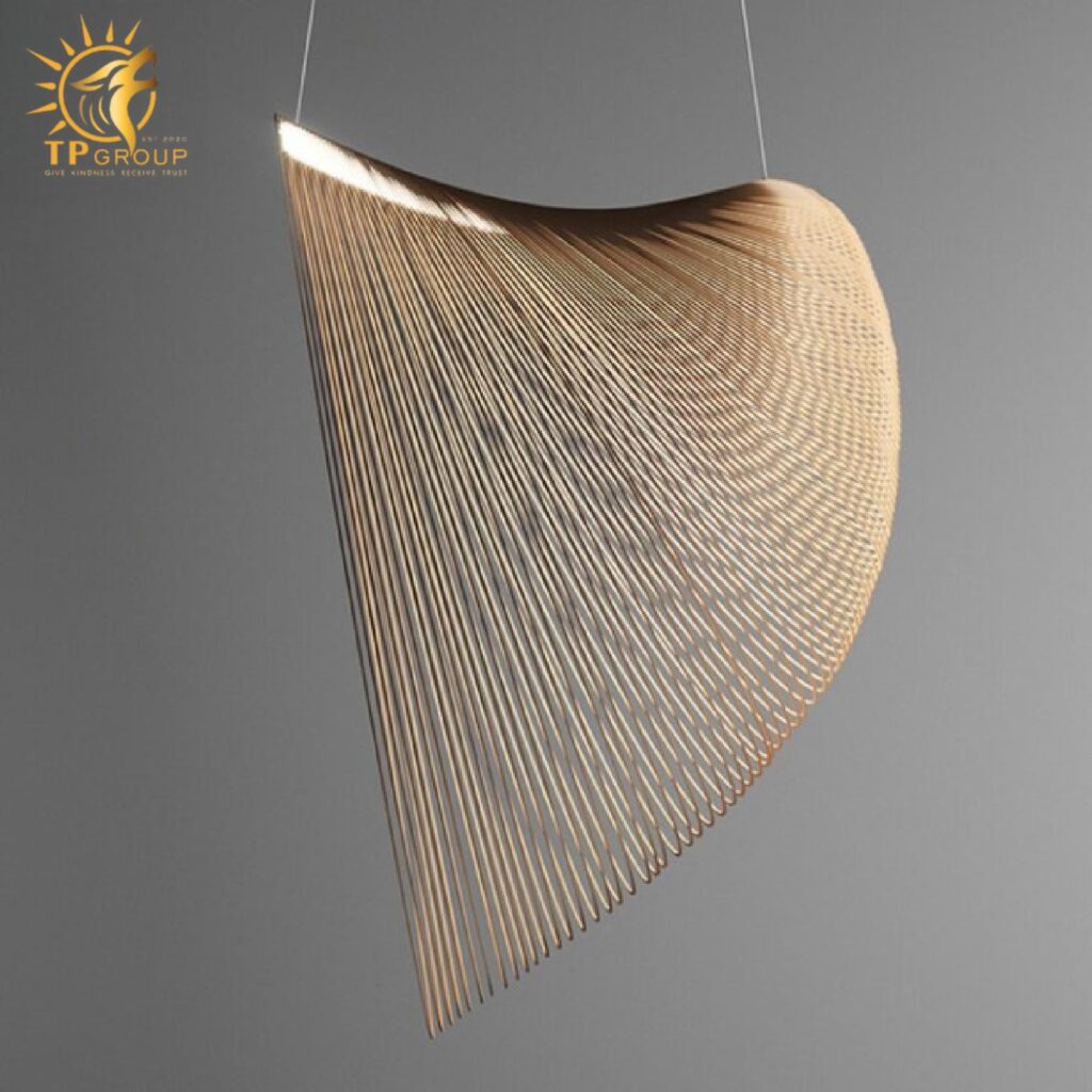 Đèn thả trần hình nón nghệ thuật sáng tạo HX6666 18 Đèn thả trần hình nón nghệ thuật sáng tạo HX6666