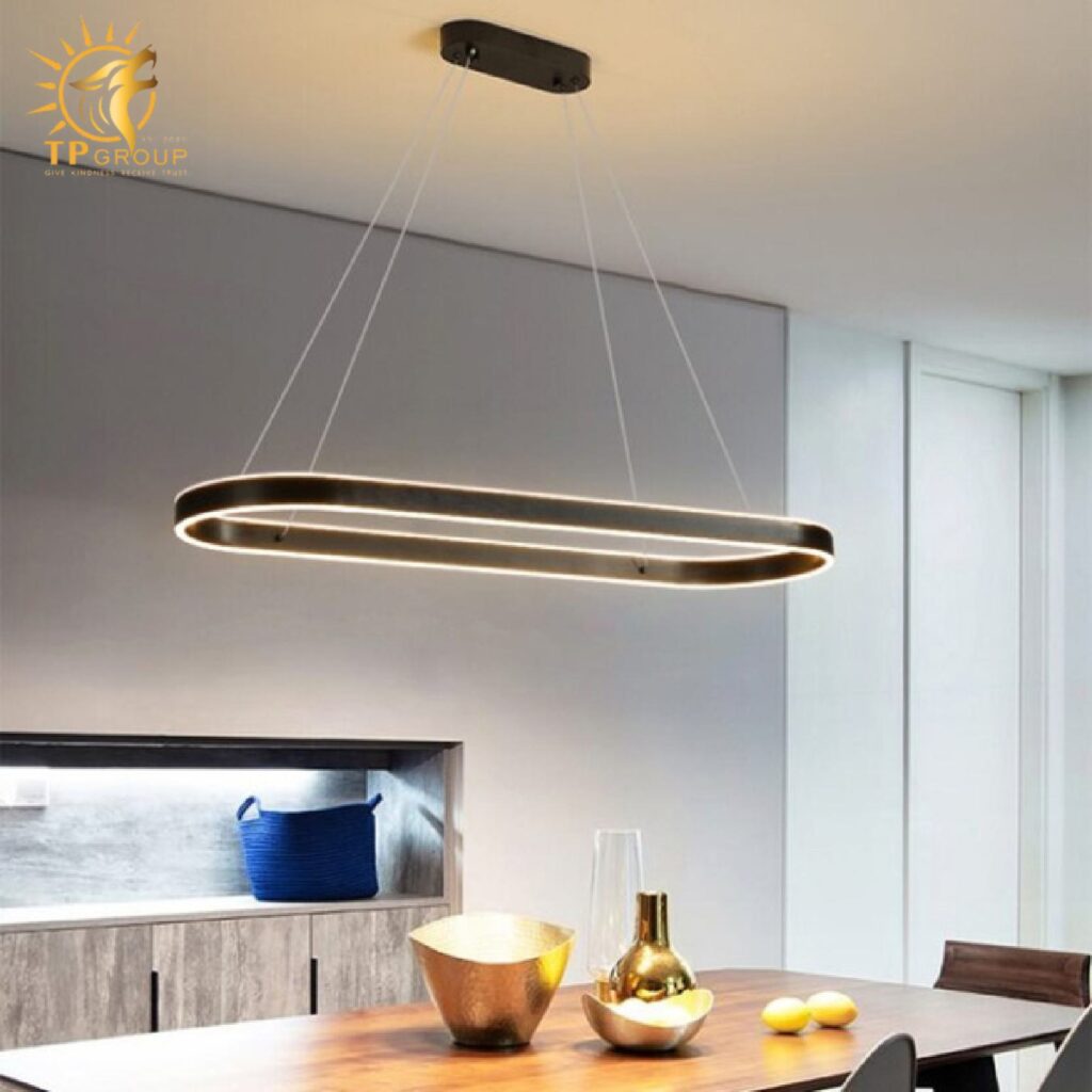 Đèn thả trần hình vòng cung hiện đại tối giản HM9012 