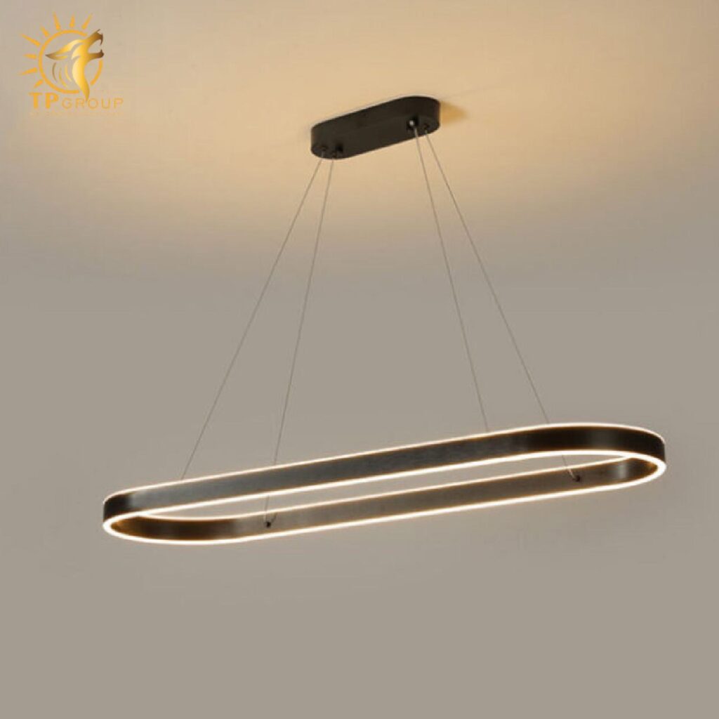 Đèn thả trần hình vòng cung hiện đại tối giản HM9012 