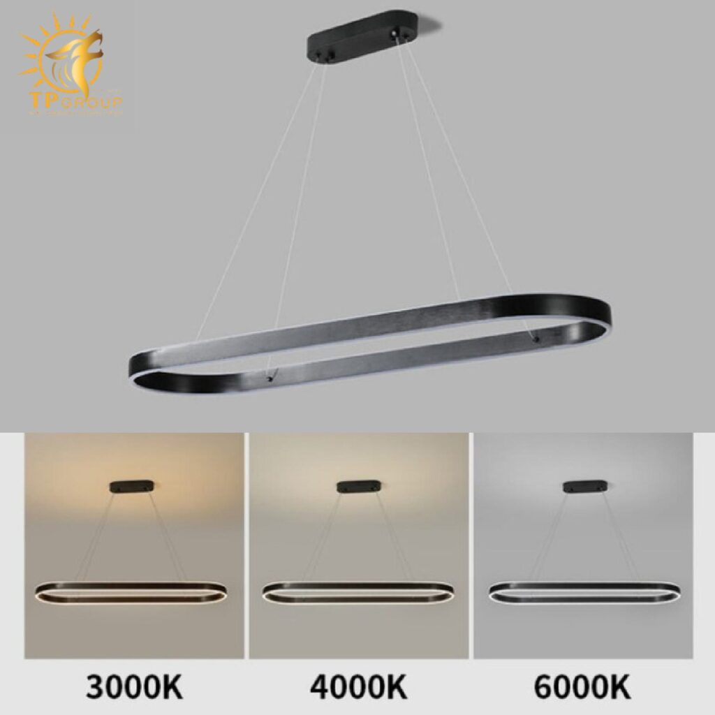 Đèn thả trần hình vòng cung hiện đại tối giản HM9012 