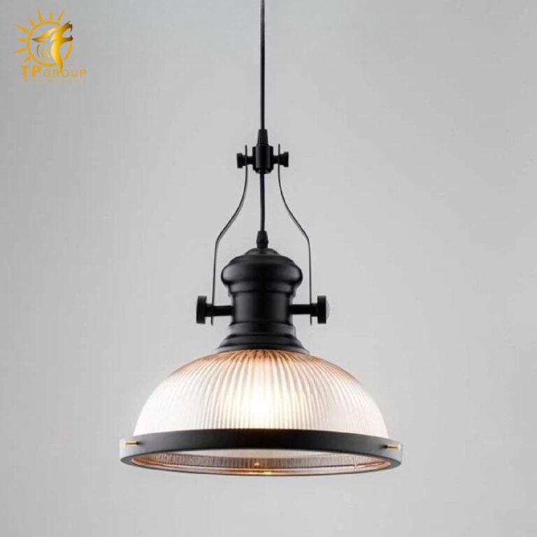 Đèn treo thả trần chao công ngiệp trang trí quầy bar, bàn ăn đảo bếp đẹp, phong cách bắc âu TCF63