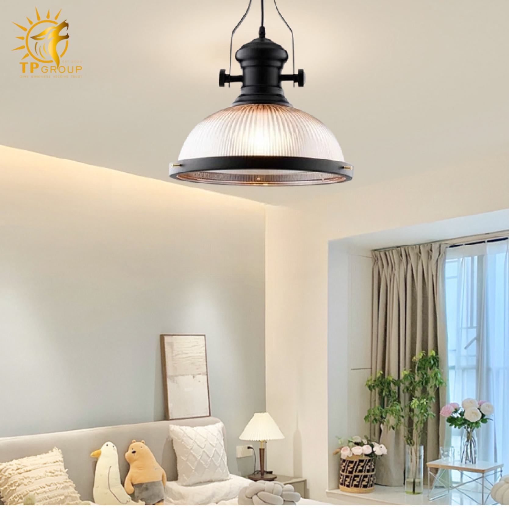 Đèn treo thả trần chao công ngiệp trang trí quầy bar, bàn ăn đảo bếp đẹp, phong cách bắc âu TCF63 3 Đèn treo thả trần chao công ngiệp trang trí quầy bar, bàn ăn đảo bếp đẹp, phong cách bắc âu TCF63