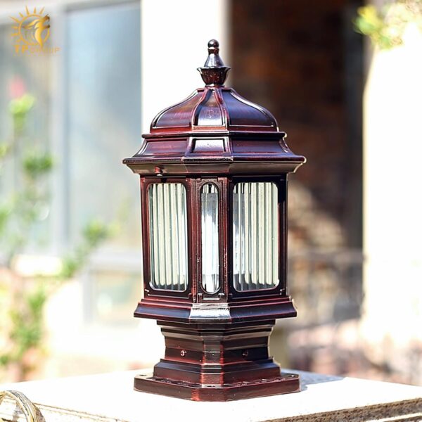 Đèn trụ cổng sân vườn cổ điển sang trọng KL4860