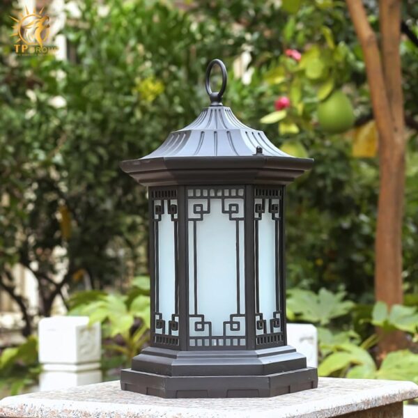 Đèn trụ cổng trang trí biệt thự Á Đông WPD105