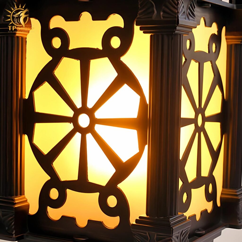 Đèn trụ cổng trang trí biệt thự cổ điển ZTD065
