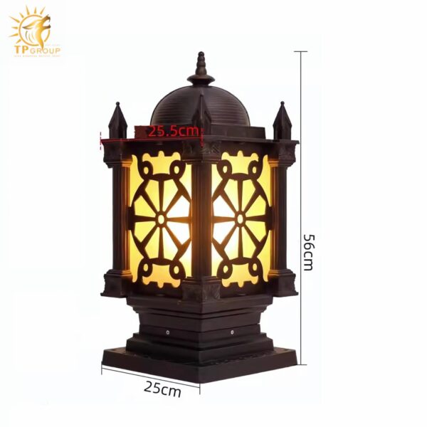 Đèn trụ cổng trang trí biệt thự cổ điển ZTD065