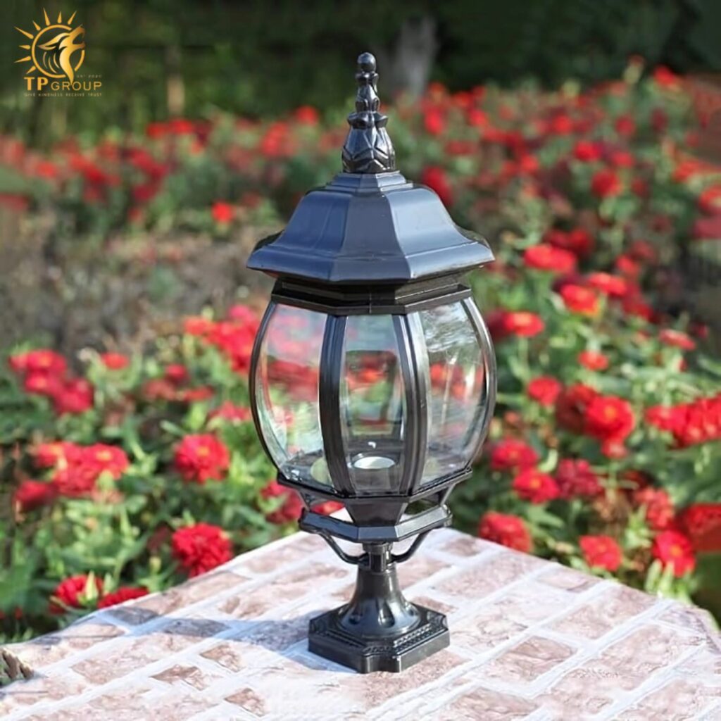 Đèn trụ cổng trang trí biệt thự tân cổ điển KL3269
