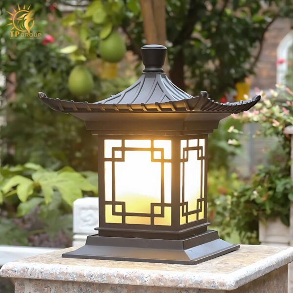 Đèn trụ cổng trang trí thủy đình nghệ thuật ZTD106