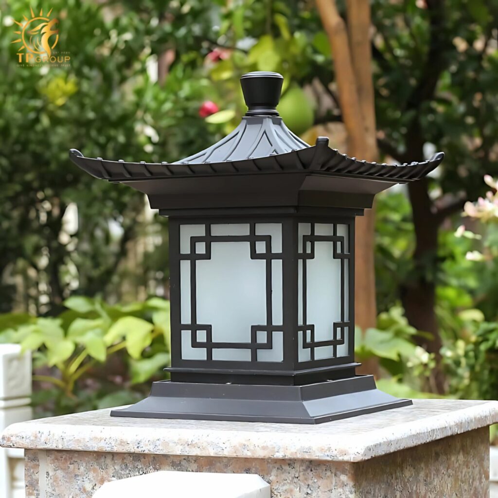 Đèn trụ cổng trang trí thủy đình nghệ thuật ZTD106