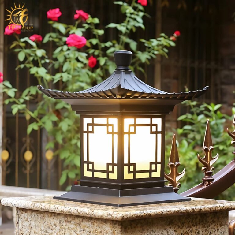 Đèn trụ cổng trang trí thủy đình nghệ thuật ZTD106
