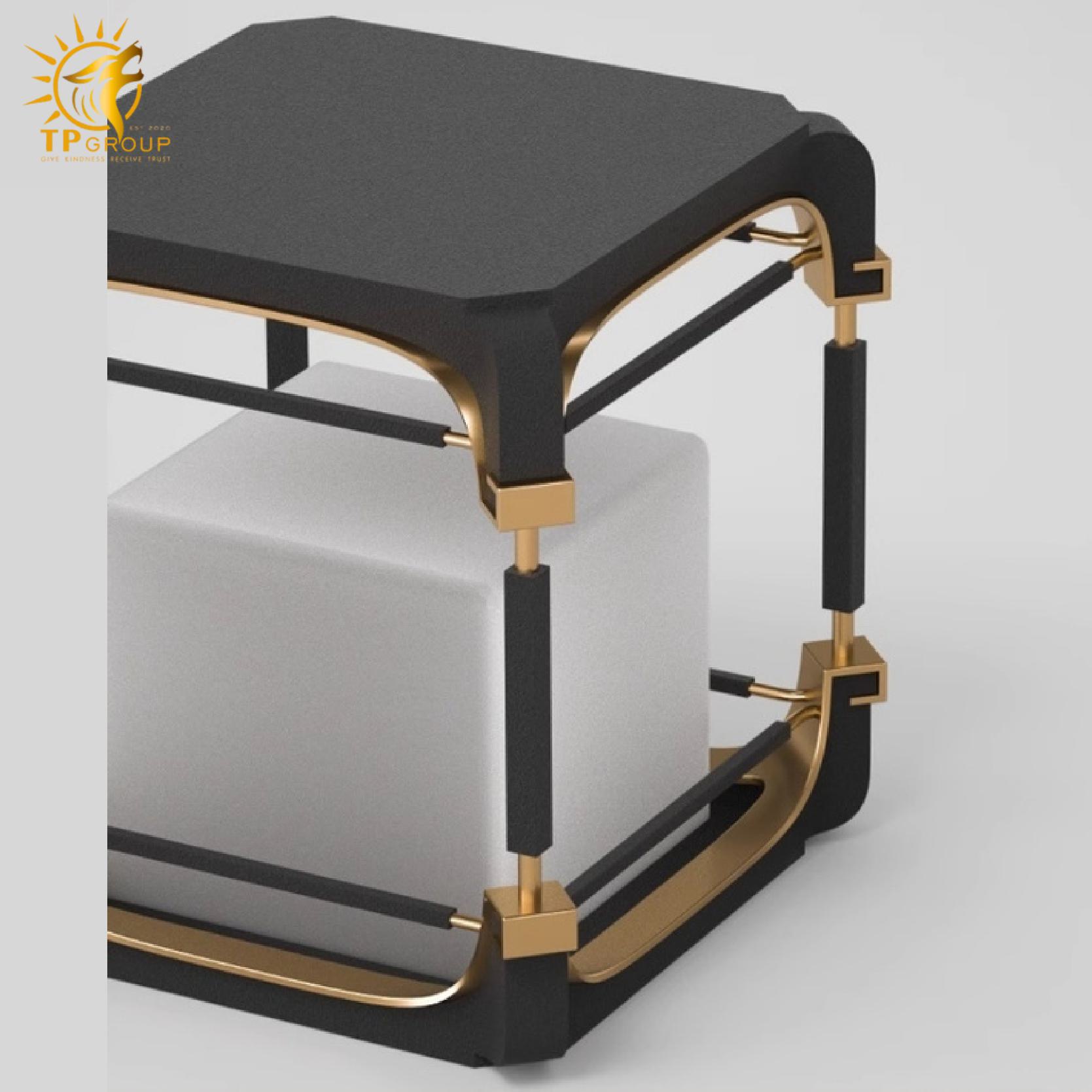 Đèn trụ sân vườn hình khối năng lượng mặt trời CZ3048 9 Đèn trụ sân vườn hình khối năng lượng mặt trời CZ3048