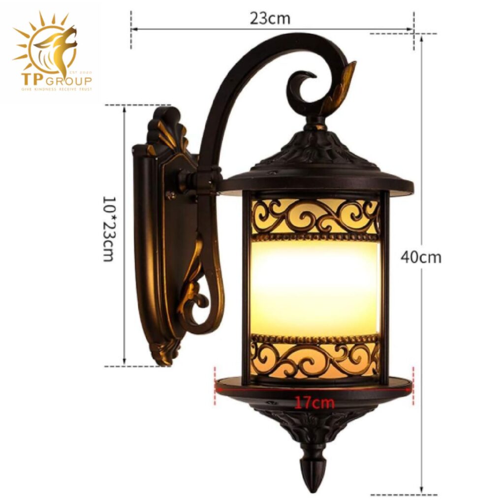 Đèn tường cổ điển trang trí ban công BD0122 