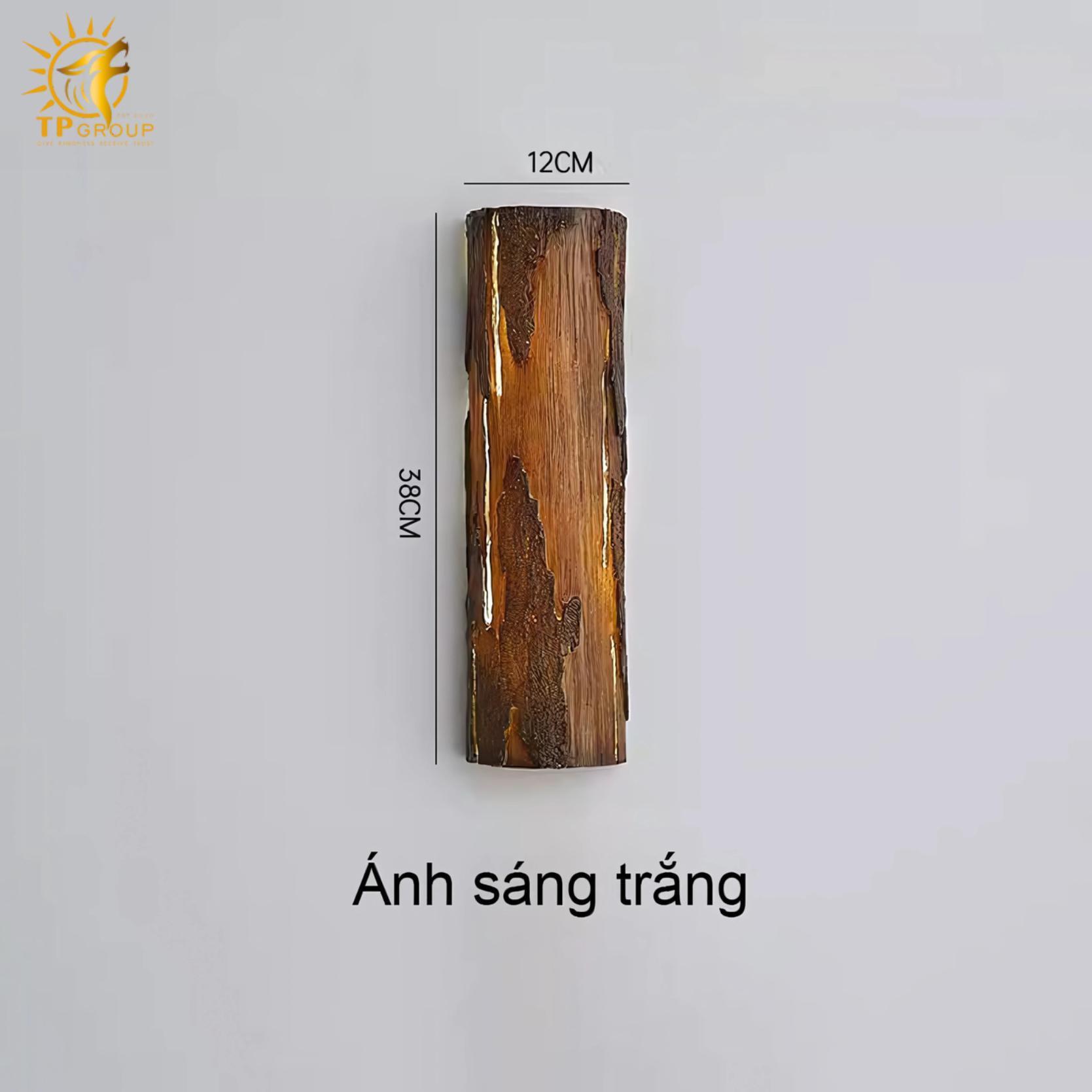 Đèn tường khối gỗ phong cách Wabi Sabi ODW137 4 Đèn tường khối gỗ phong cách Wabi Sabi ODW137