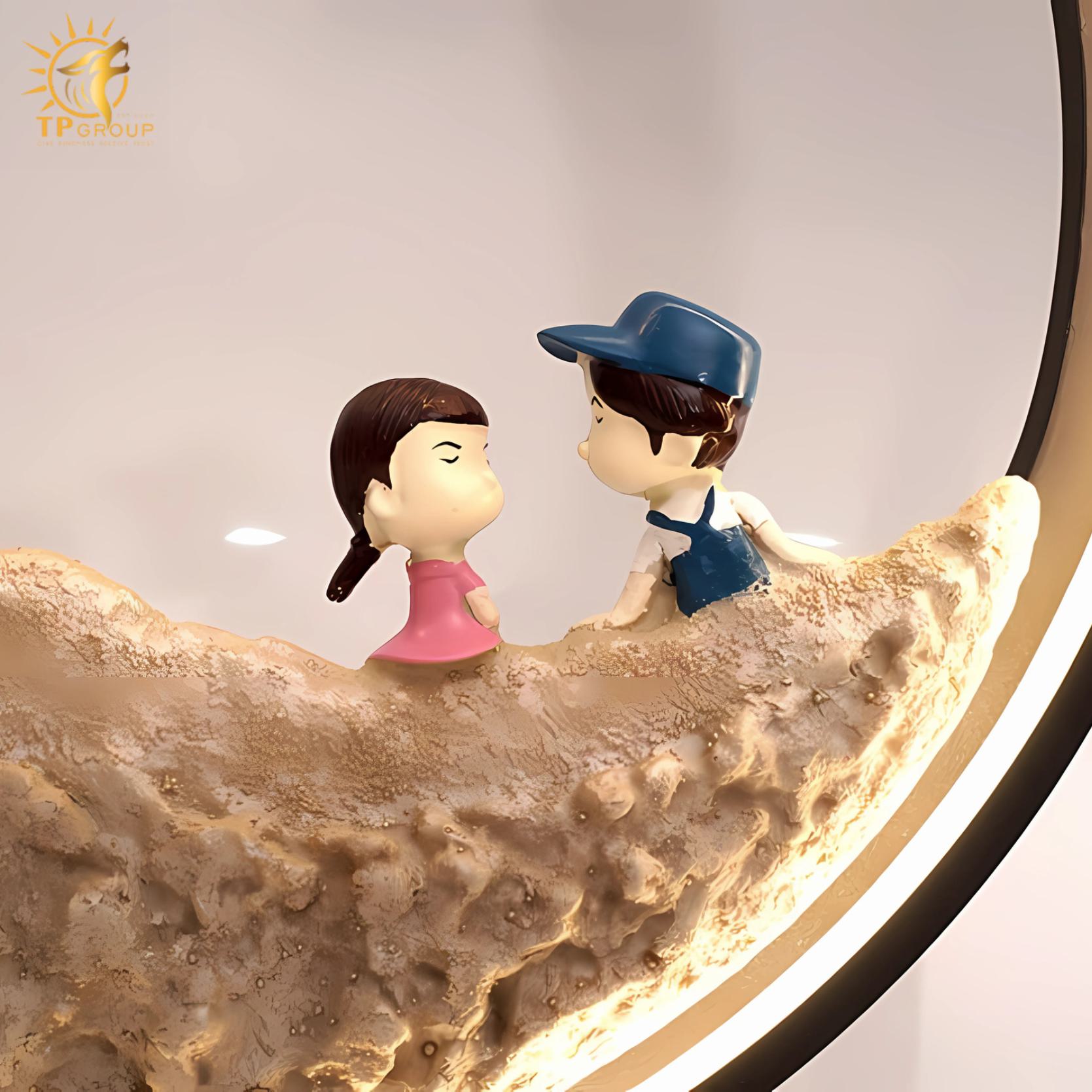 Đèn tường mặt trăng trang trí hành lang hiện đại BD163 7 Đèn tường mặt trăng trang trí hành lang hiện đại BD163