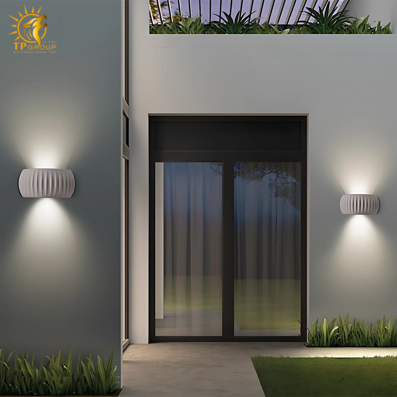 Đèn tường ngoài trời bằng xi măng độc đáo BXT006 4 Đèn tường ngoài trời bằng xi măng độc đáo BXT006