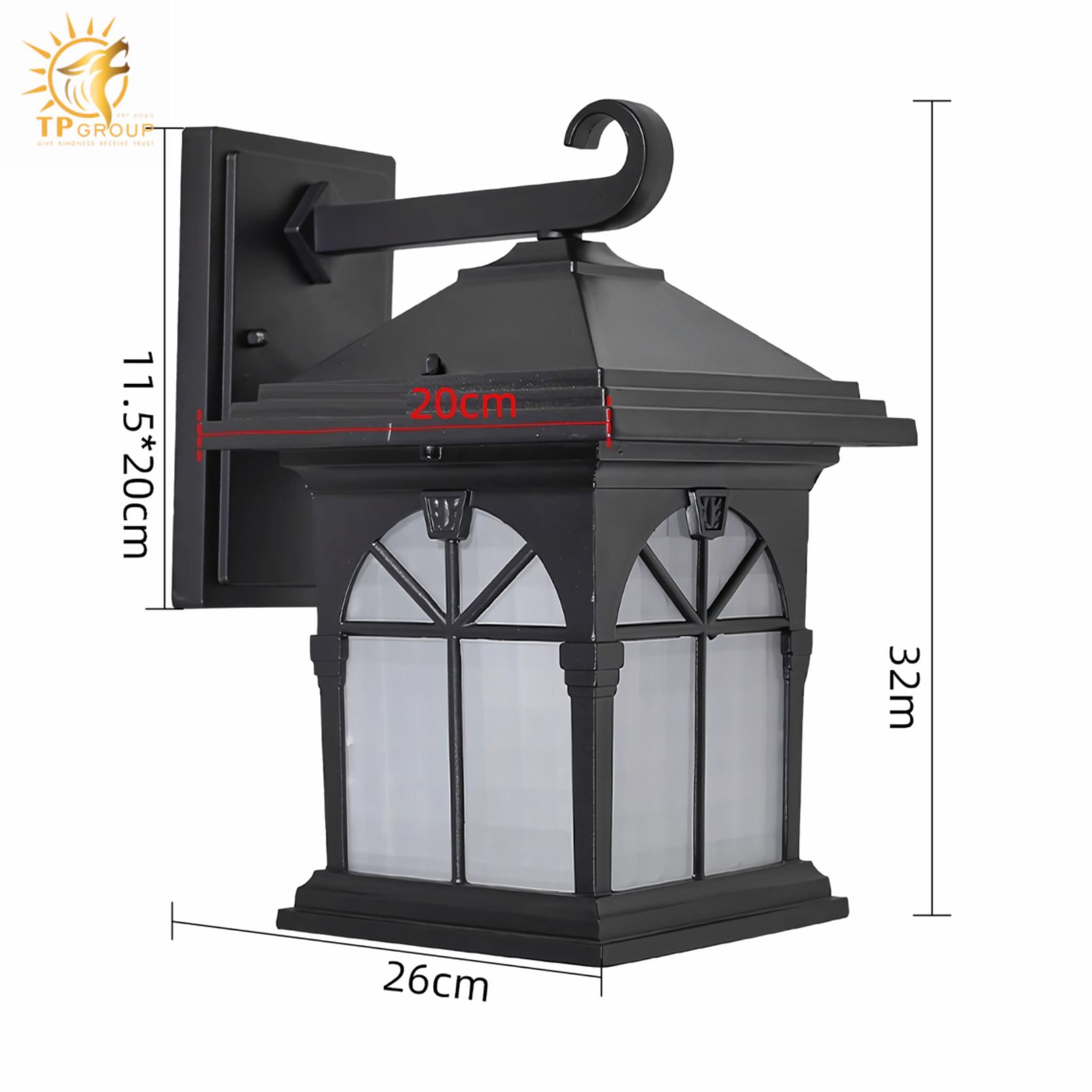 Đèn tường ngoài trời cổ điển trang trí mái vòm BD167 7 Đèn tường ngoài trời cổ điển trang trí mái vòm BD167