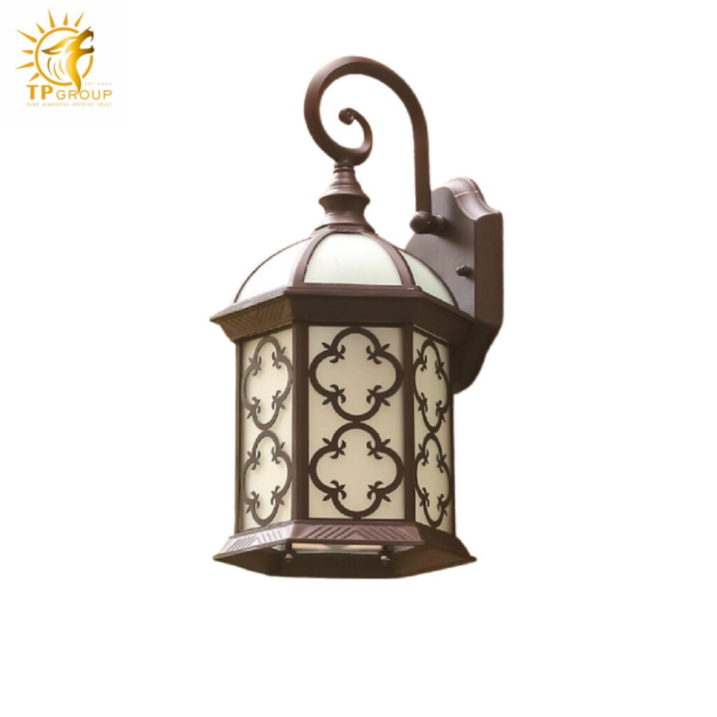 Đèn tường ngoài trời họa tiết cổ điển BD019 