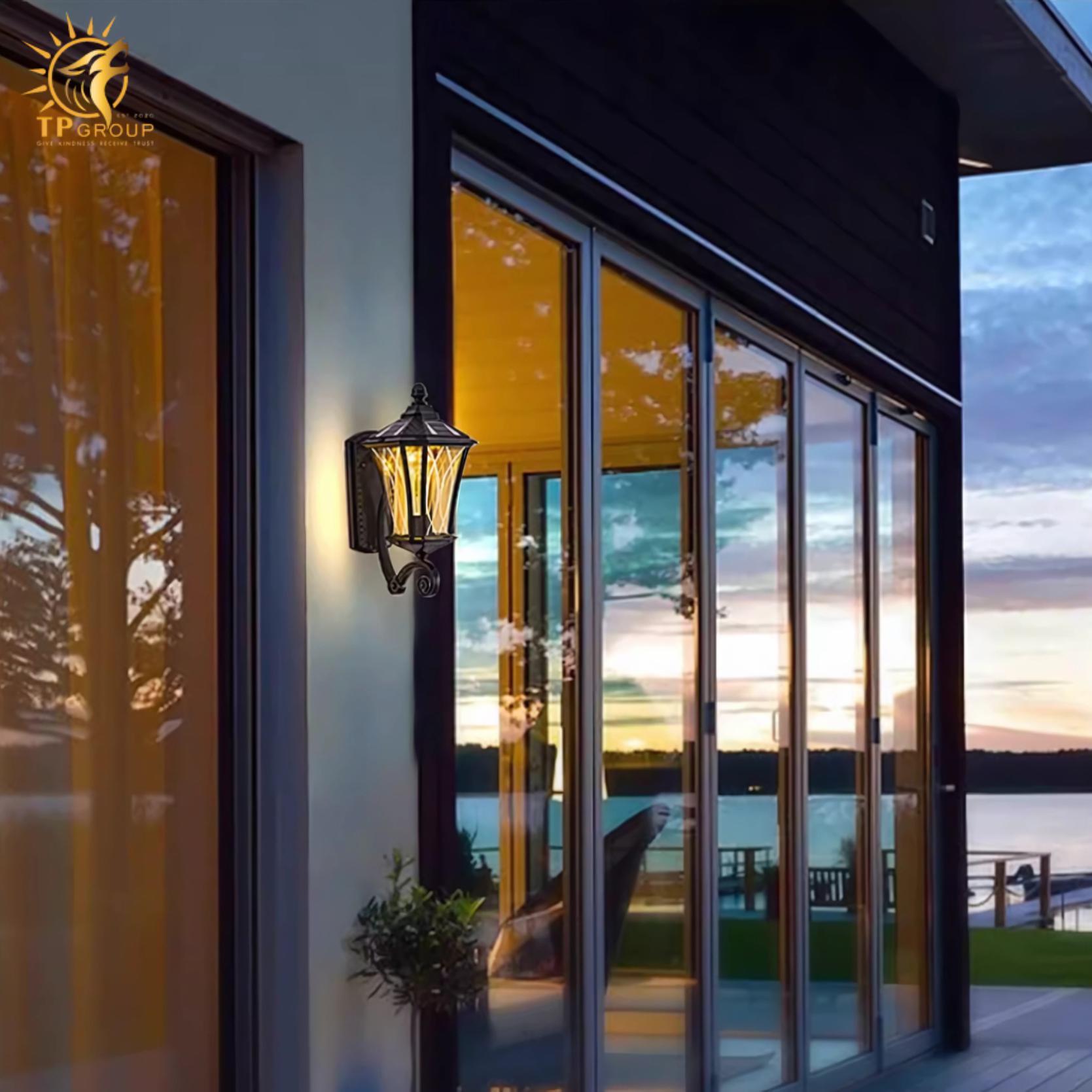 Đèn tường ngoài trời tân cổ điển sang trọng W1223 4 Đèn tường ngoài trời tân cổ điển sang trọng W1223