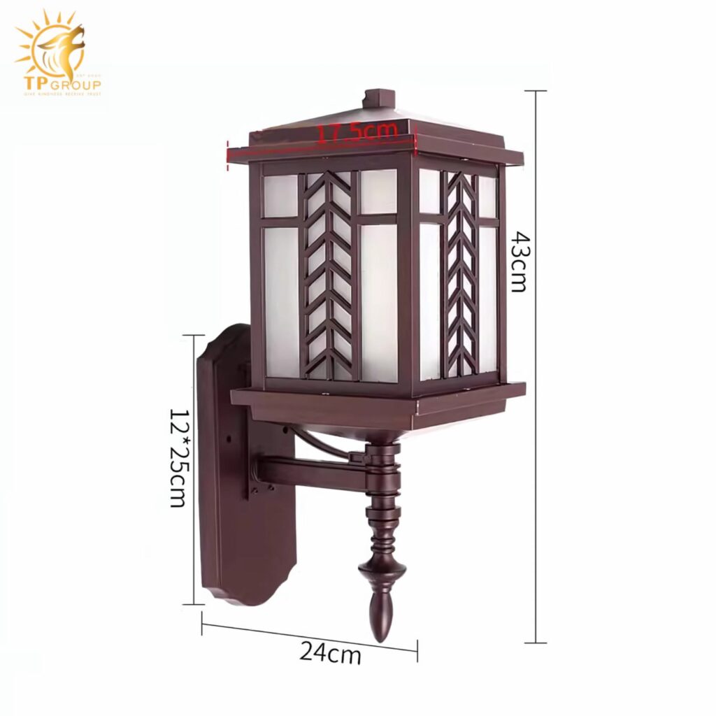 Đèn tường ngoài trời trang trí biệt thự BD149 11 Đèn tường ngoài trời trang trí biệt thự BD149