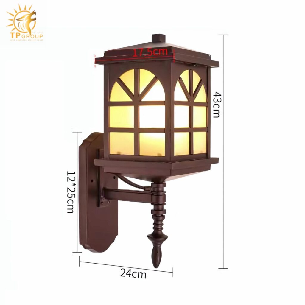 Đèn tường ngoài trời trang trí biệt thự BD149 9 Đèn tường ngoài trời trang trí biệt thự BD149