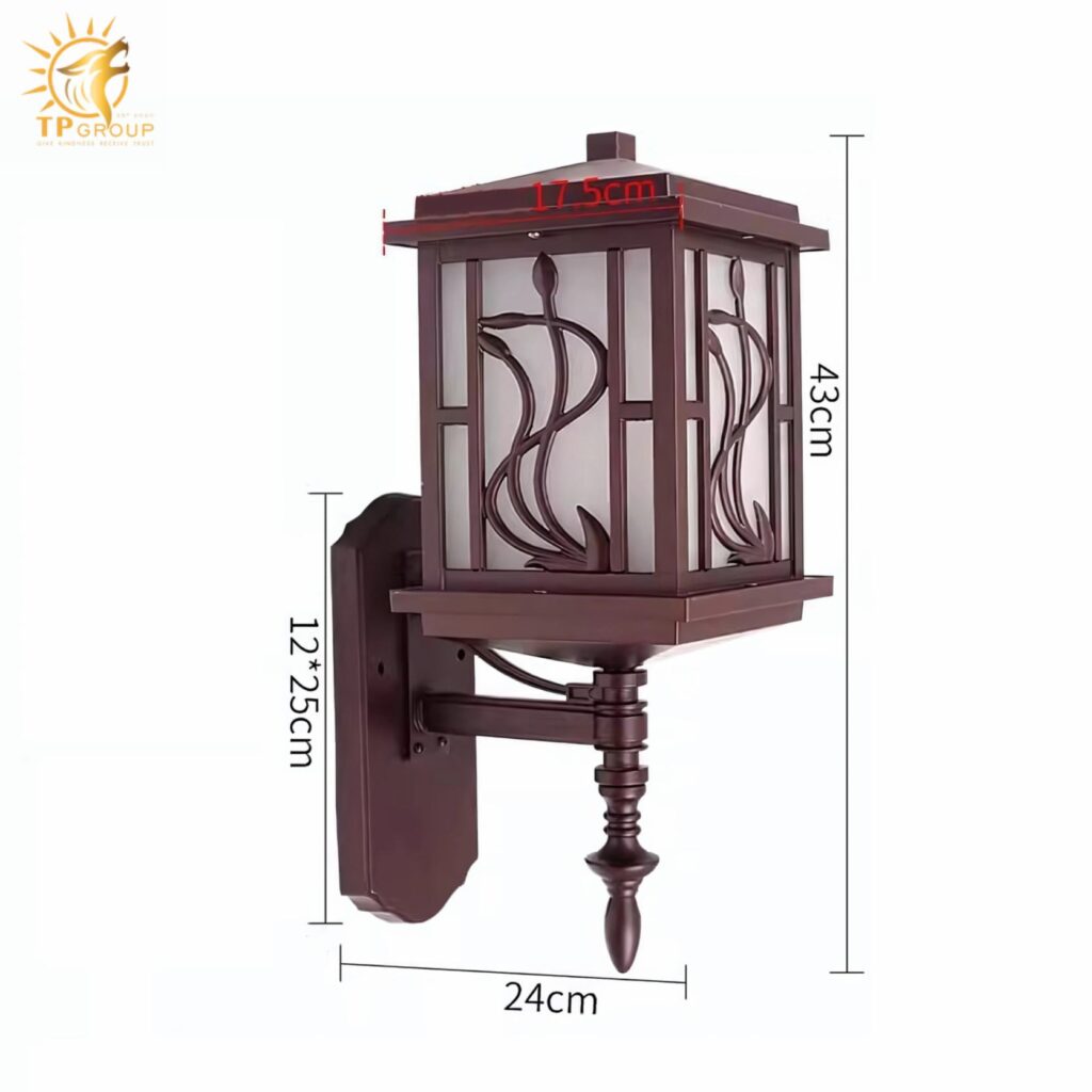 Đèn tường ngoài trời trang trí biệt thự BD149 12 Đèn tường ngoài trời trang trí biệt thự BD149