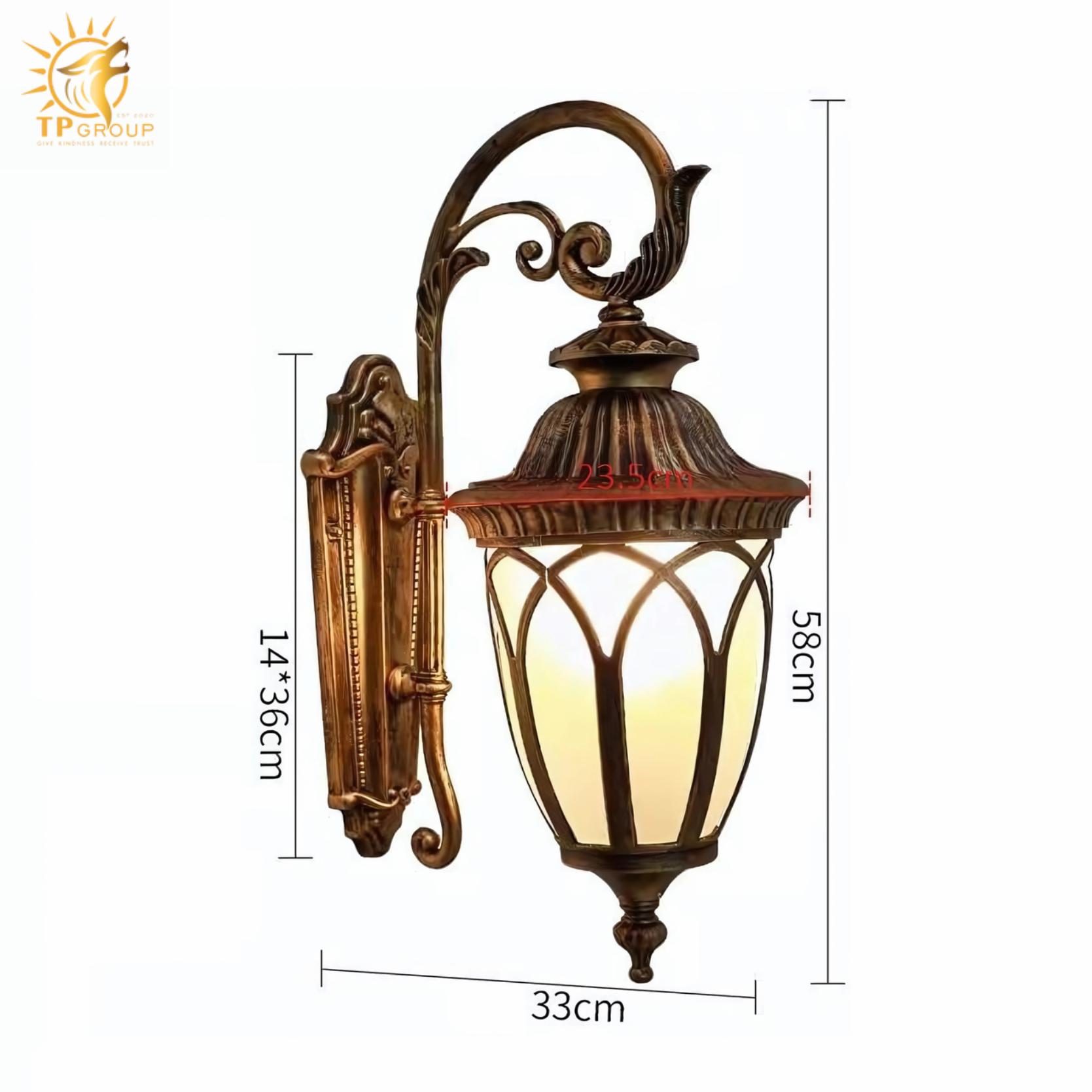 Đèn tường ngoài trời trang trí lối đi kiểu Mỹ BD097 11 Đèn tường ngoài trời trang trí lối đi kiểu Mỹ BD097