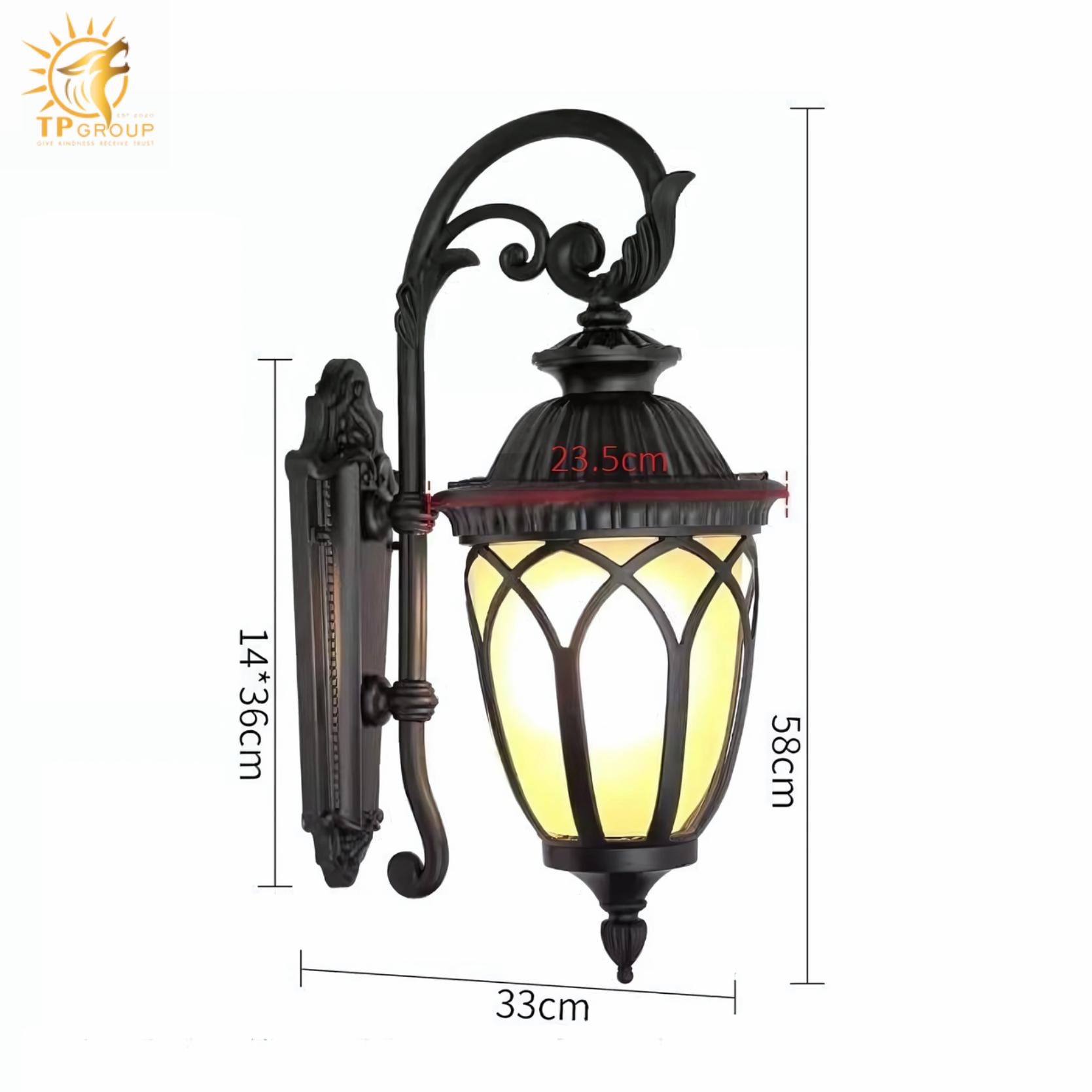 Đèn tường ngoài trời trang trí lối đi kiểu Mỹ BD097 10 Đèn tường ngoài trời trang trí lối đi kiểu Mỹ BD097