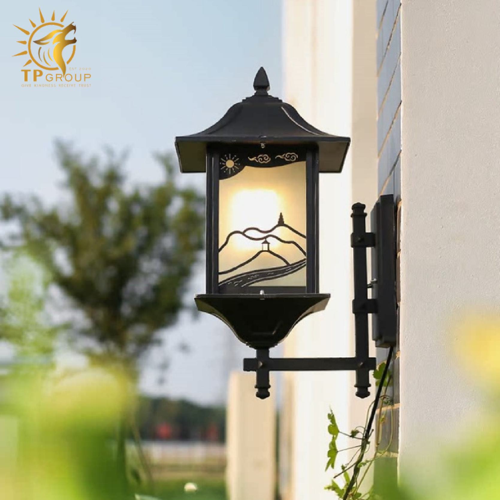 Đèn tường ngoài trời trang trí nghệ thuật BD007