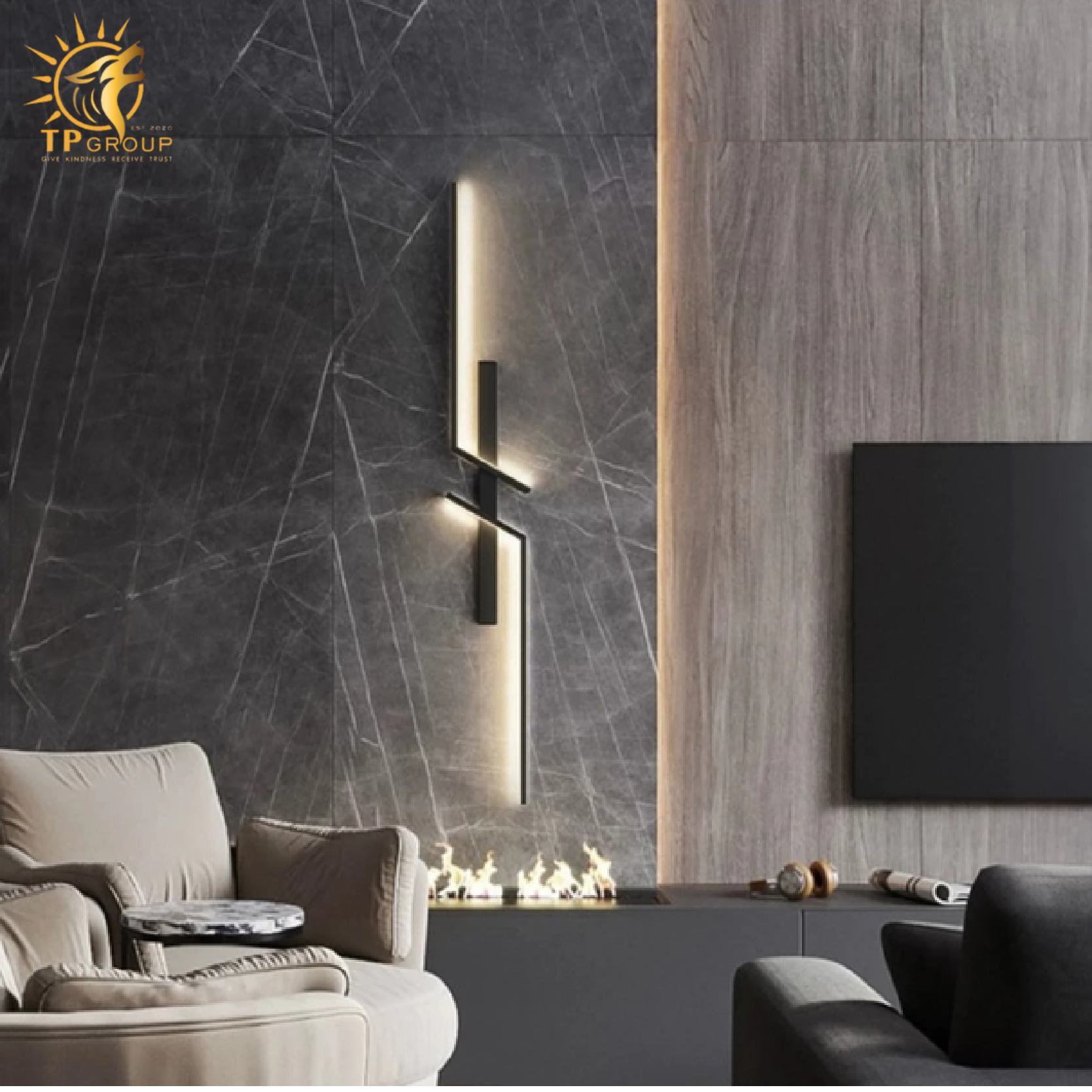 Đèn tường nhôm trang trí phòng ngủ XB8523 13 Đèn tường nhôm trang trí phòng ngủ XB8523