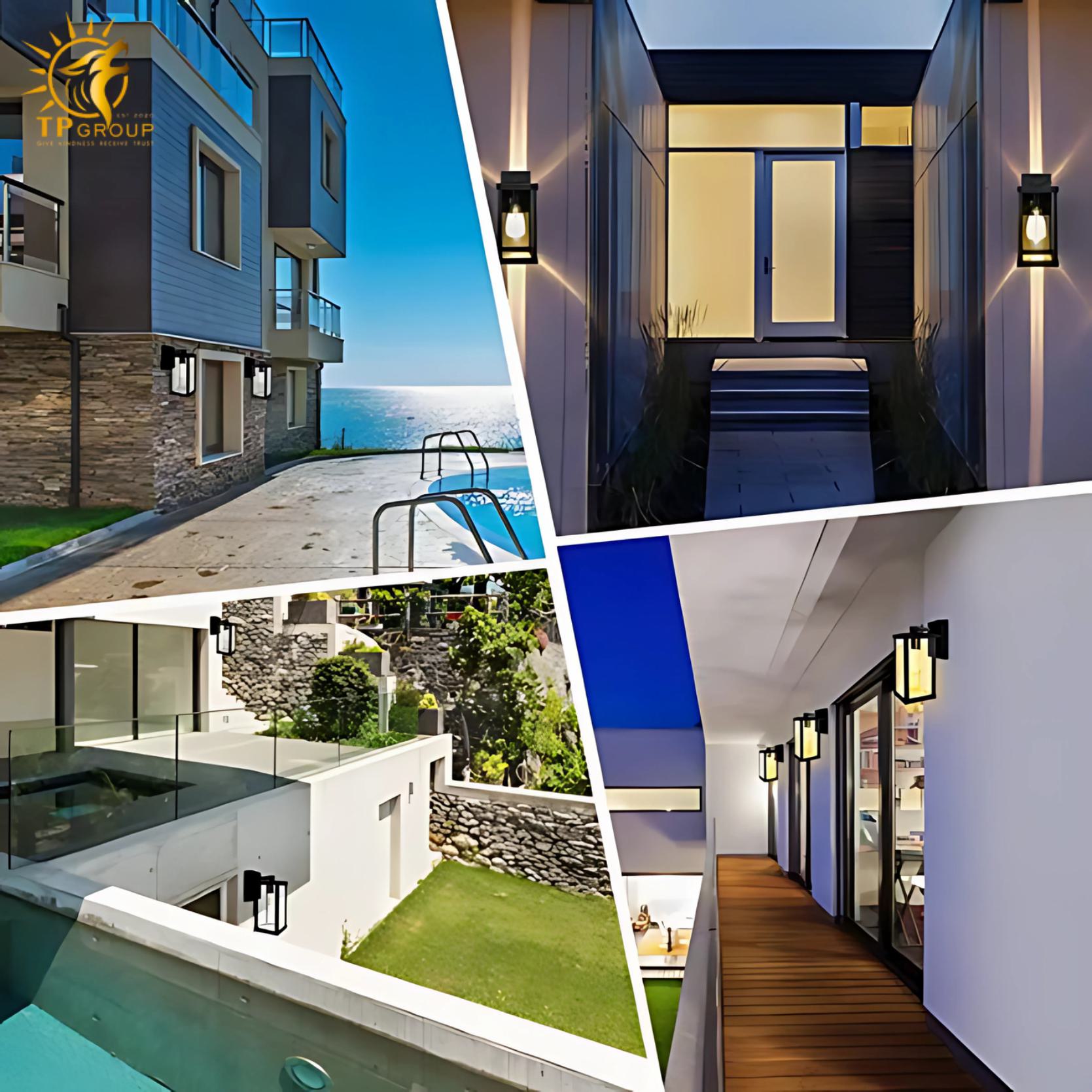 ĐÈN TƯỜNG NGOÀI TRỜI TPG-VT416 5 Đèn vách VT416