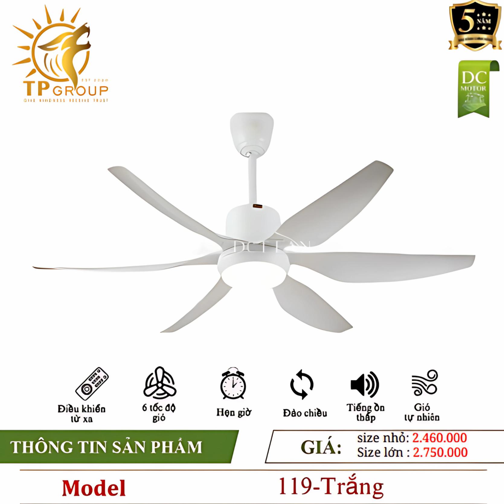Quạt trần DCT FAN 119 22 Quạt trần DCT FAN 119