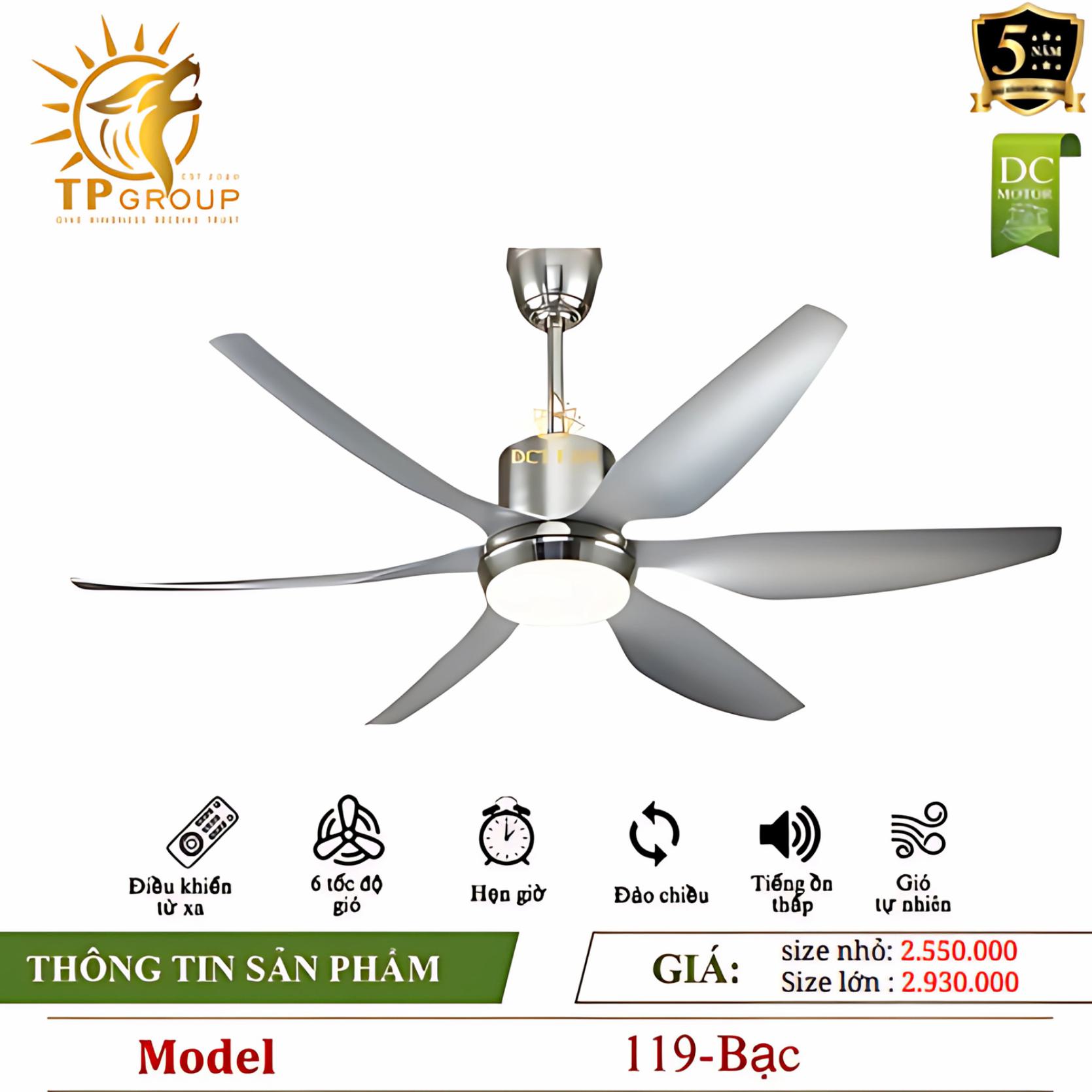 Quạt trần DCT FAN 119 21 Quạt trần DCT FAN 119