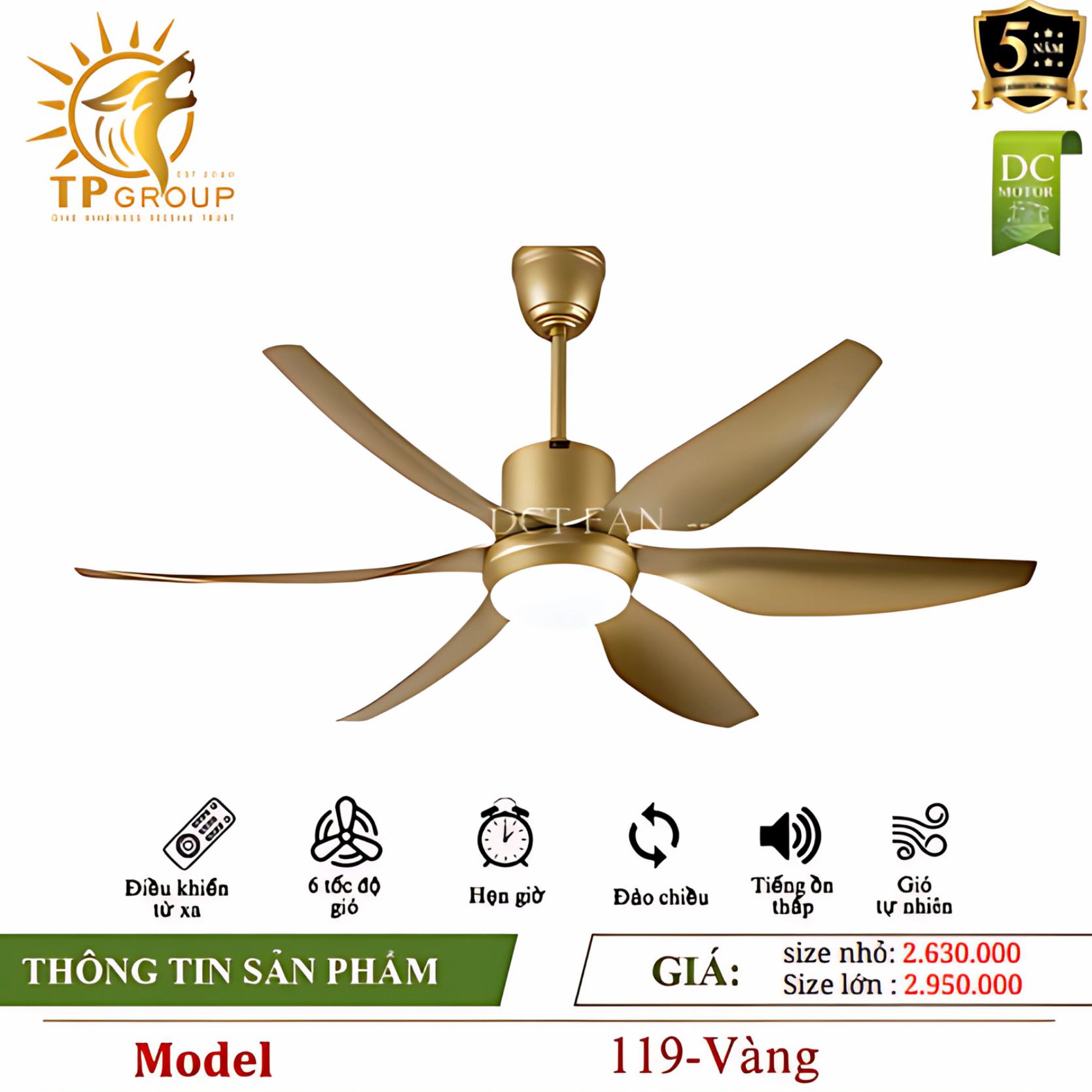 Quạt trần DCT FAN 119 20 Quạt trần DCT FAN 119