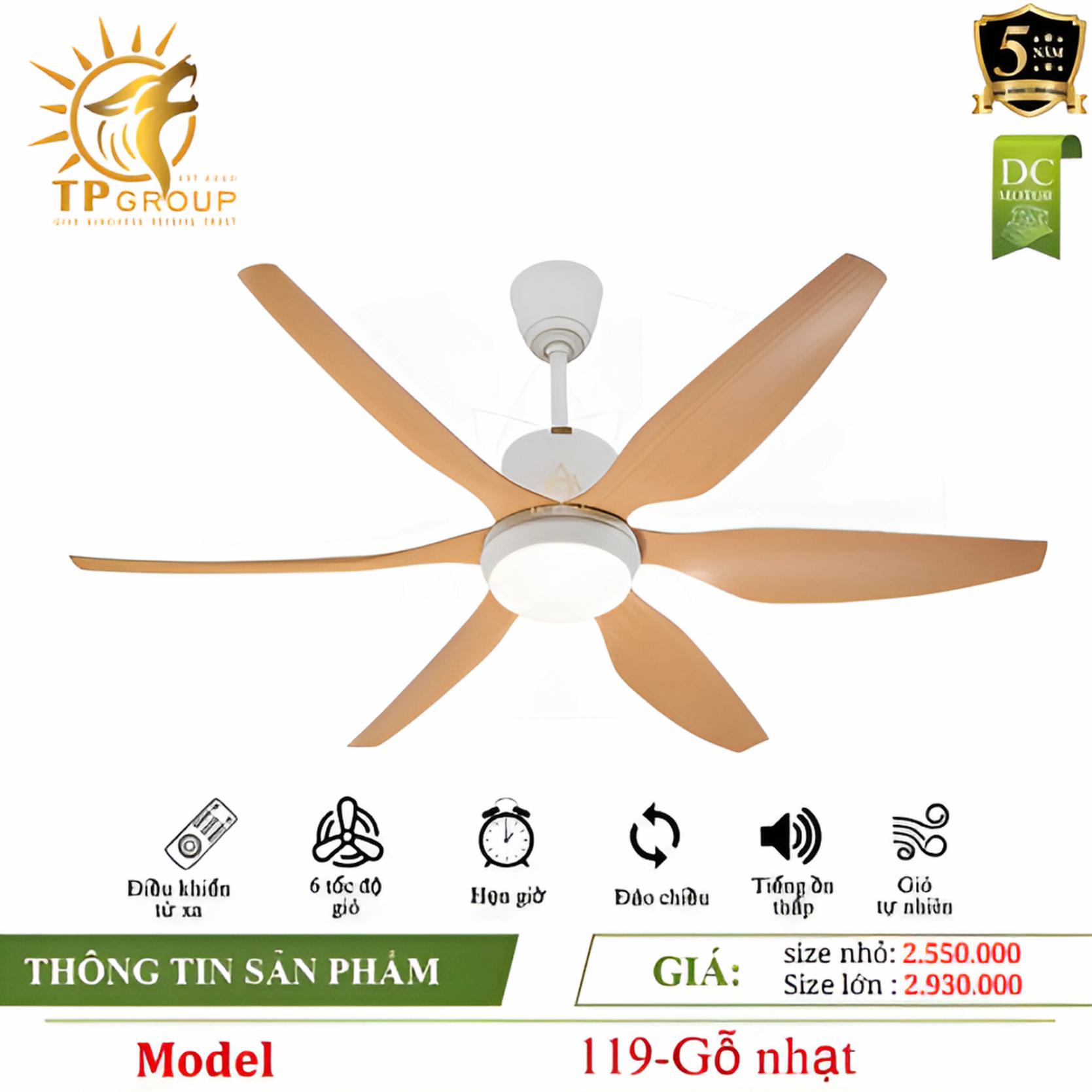Quạt trần DCT FAN 119 18 Quạt trần DCT FAN 119
