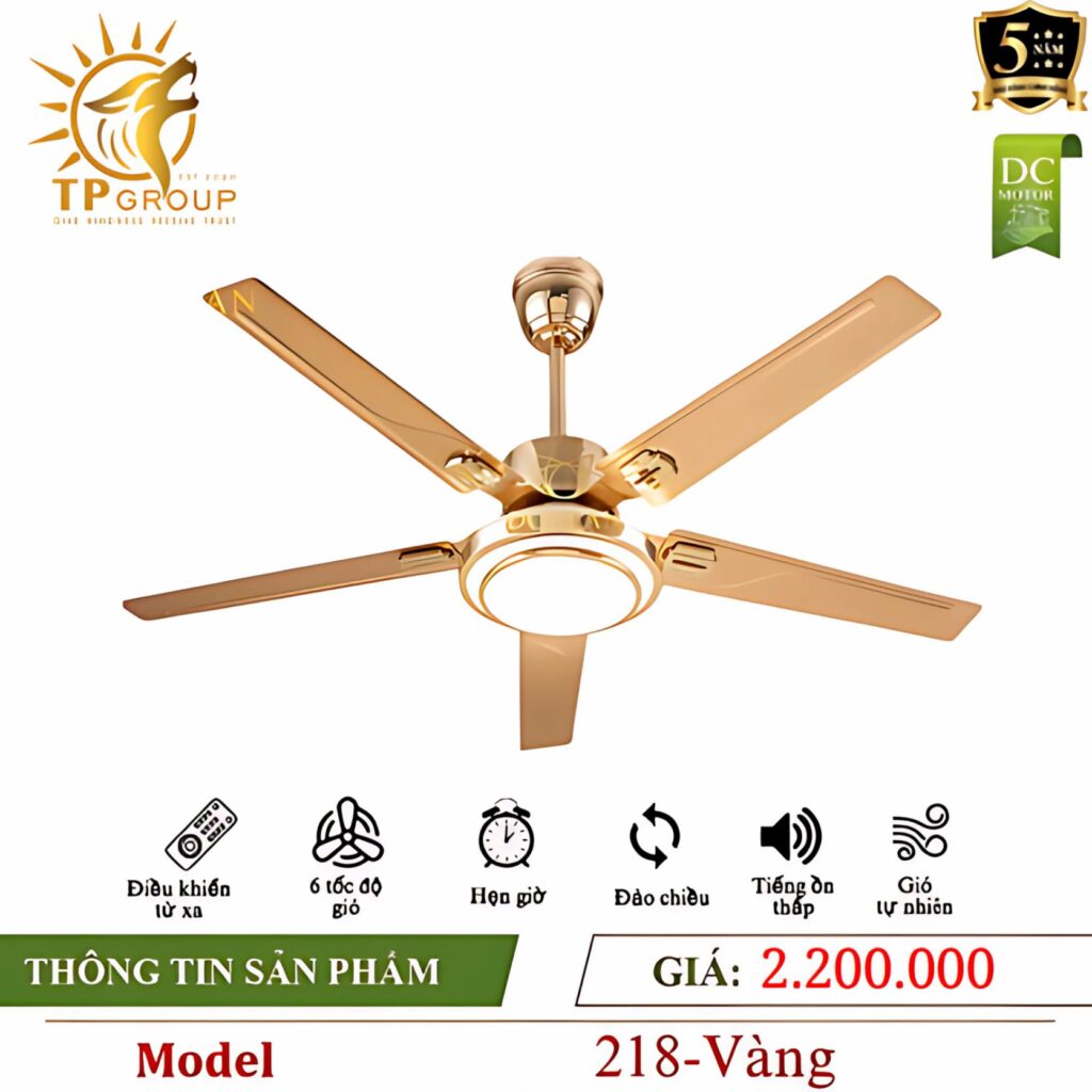 Quạt trần DCT FAN 218 18 Quạt trần DCT FAN 218