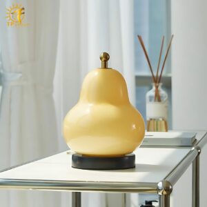Đèn bàn thủy tinh cảm ứng hồ lô nhỏ hiện đại TA245