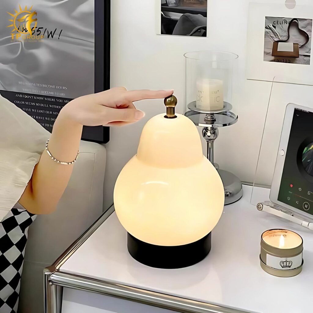 Đèn bàn thủy tinh cảm ứng hồ lô nhỏ hiện đại TA245 11 Đèn bàn thủy tinh cảm ứng hồ lô nhỏ hiện đại TA245