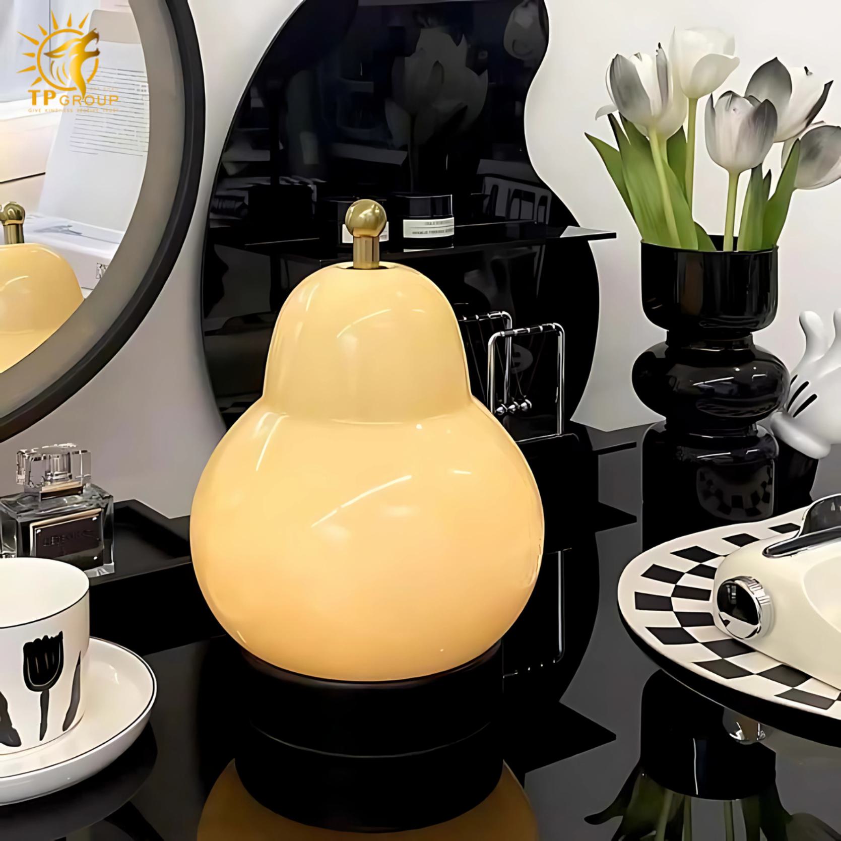 Đèn bàn thủy tinh cảm ứng hồ lô nhỏ hiện đại TA245 2 Đèn bàn thủy tinh cảm ứng hồ lô nhỏ hiện đại TA245