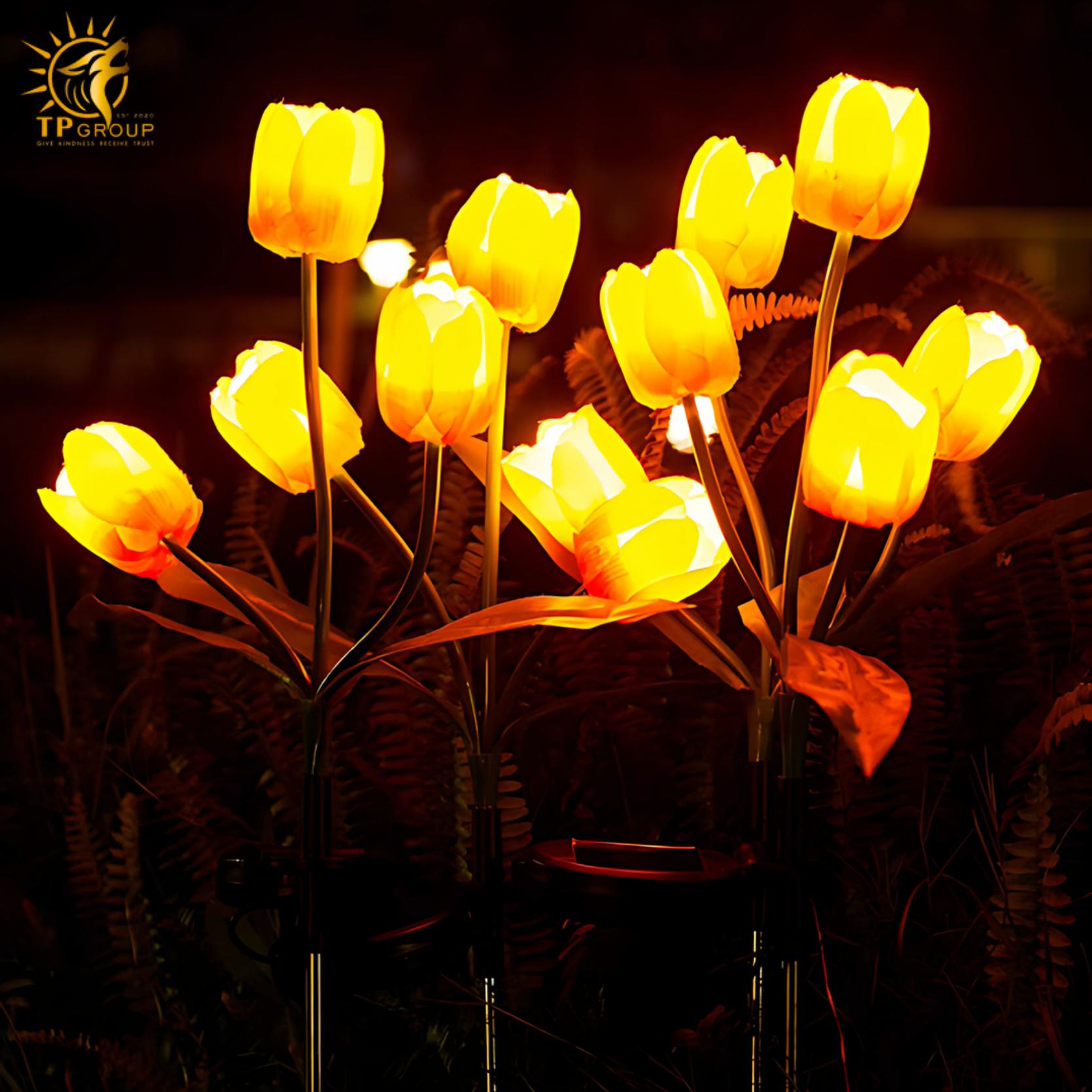 Đèn hoa Tulip cắm cỏ trang trí cảnh quan KE6767 7 Đèn hoa Tulip cắm cỏ trang trí cảnh quan KE6767