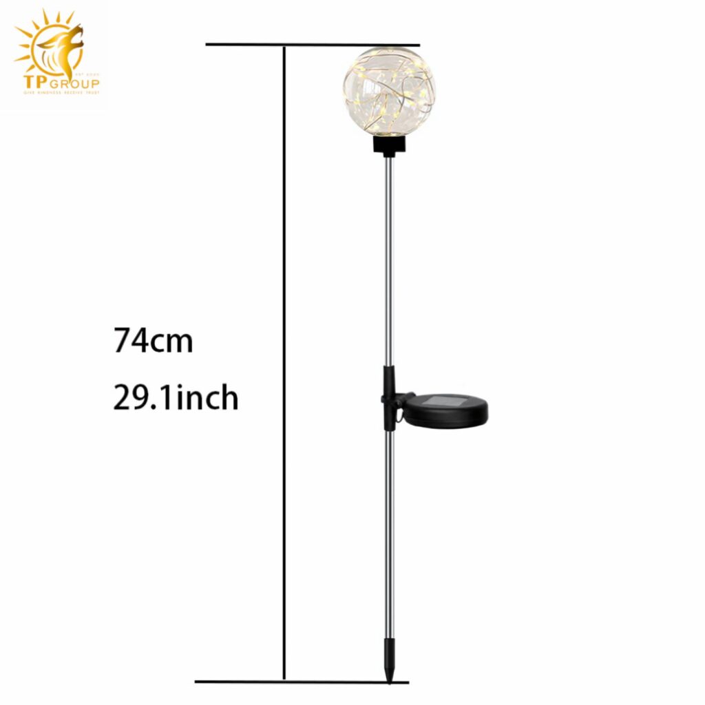 Đèn led cỏ quả cầu thủy tinh năng lượng mặt trời ME3320 12 Đèn led cỏ quả cầu thủy tinh năng lượng mặt trời ME3320