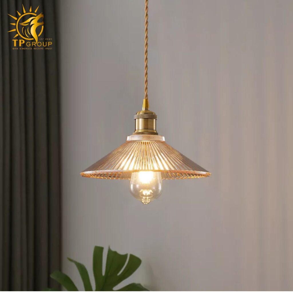 Đèn thả chao thủy tinh TT23B 8 Đèn thả chao thủy tinh TT23B