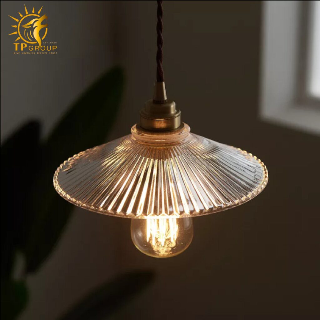 Đèn thả chao thủy tinh TT23B 9 Đèn thả chao thủy tinh TT23B