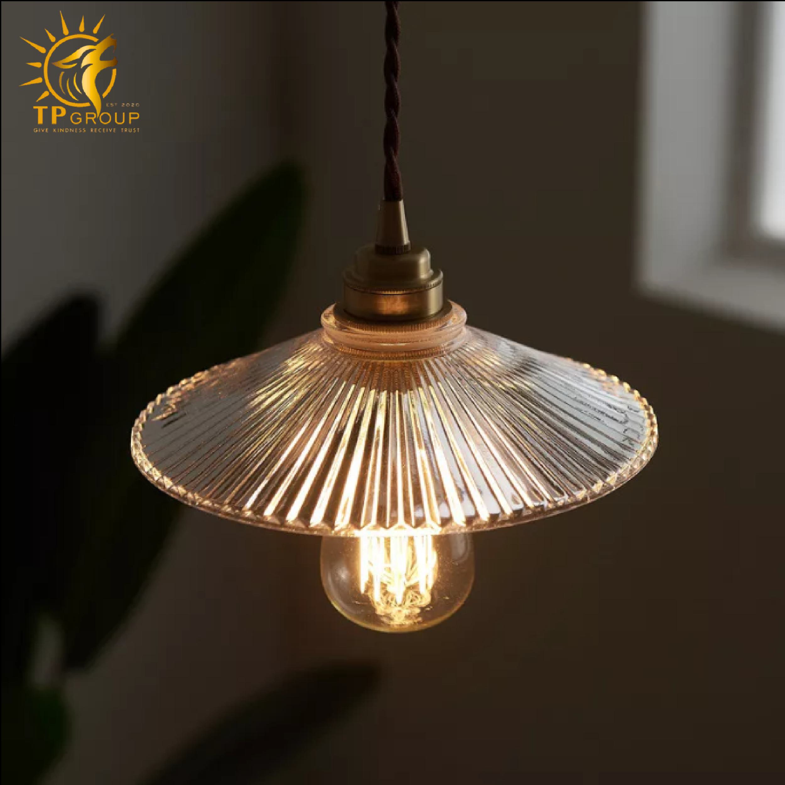 Đèn thả chao thủy tinh TT23B 3 Đèn thả chao thủy tinh TT23B