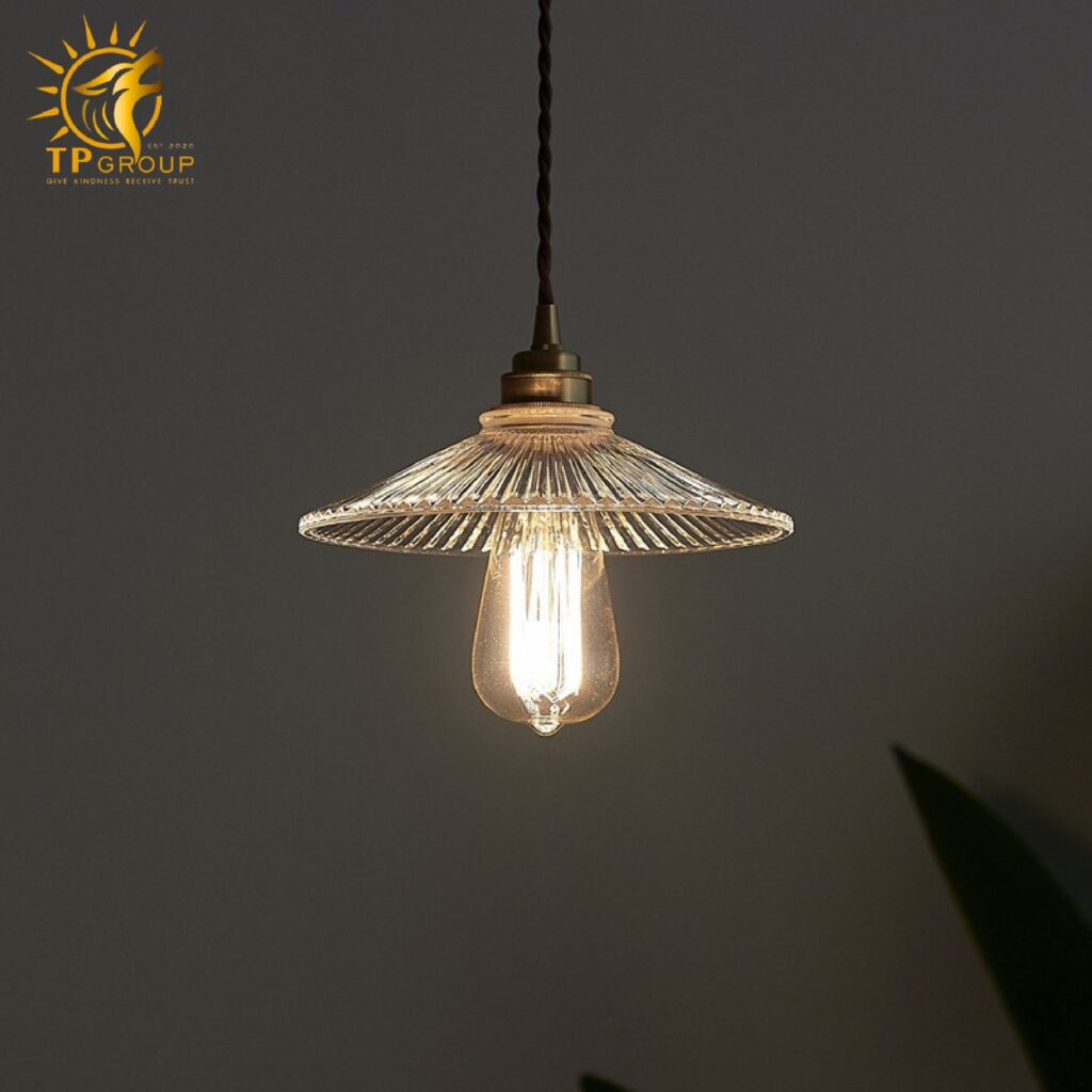 Đèn thả chao thủy tinh TT23B 10 Đèn thả chao thủy tinh TT23B