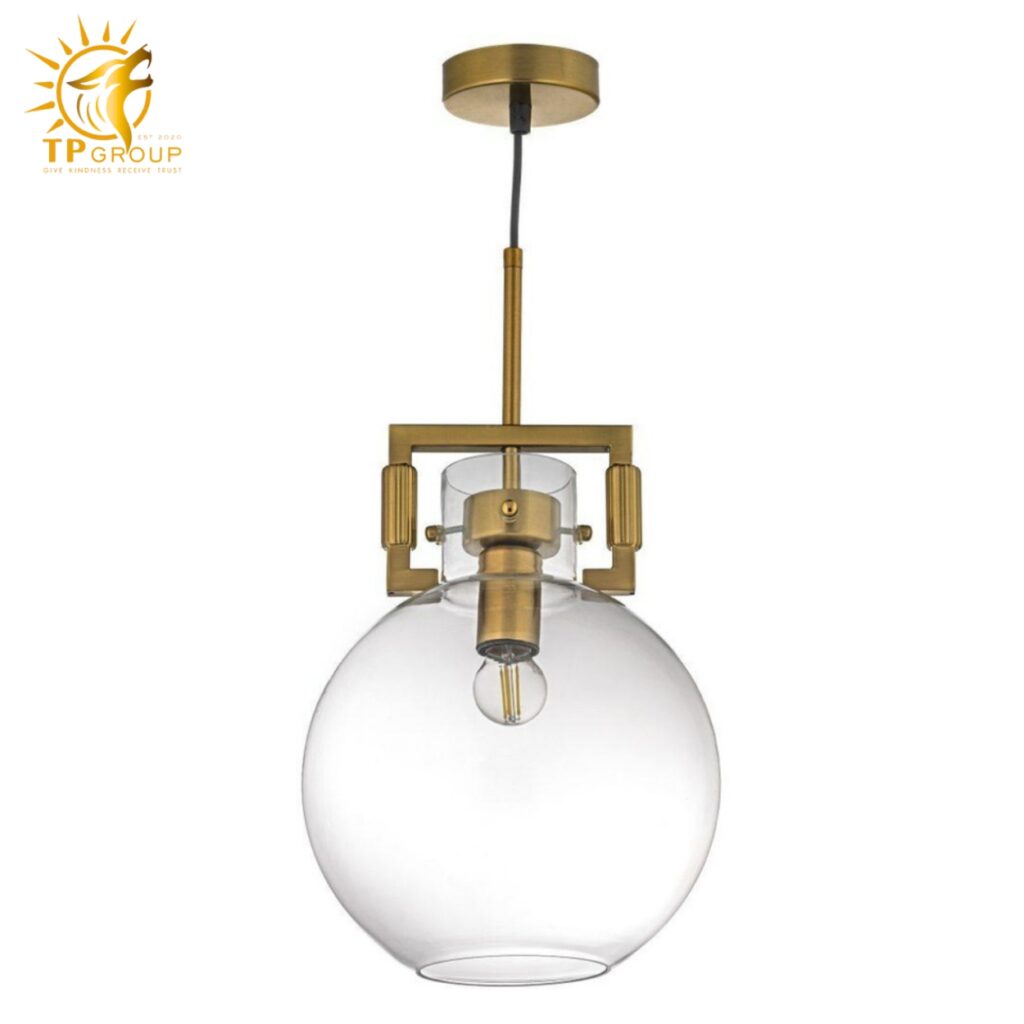 Đèn thả chau thủy tinh TT27B 10 Đèn thả chau thủy tinh TT27B