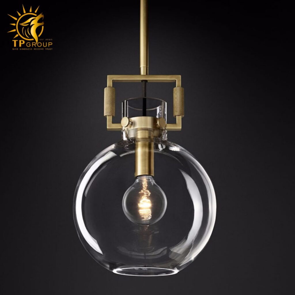 Đèn thả chau thủy tinh TT27B 8 Đèn thả chau thủy tinh TT27B