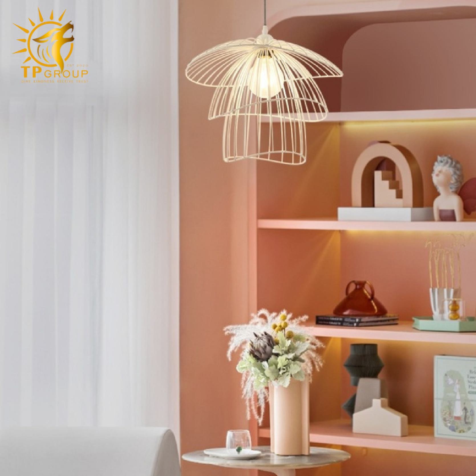 Đèn thả chụp rơm THCN7921 7 Đèn thả chụp rơm THCN7921